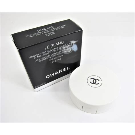 le blanc oil in cream compact b10 chanel|Chanel le blanc intense.